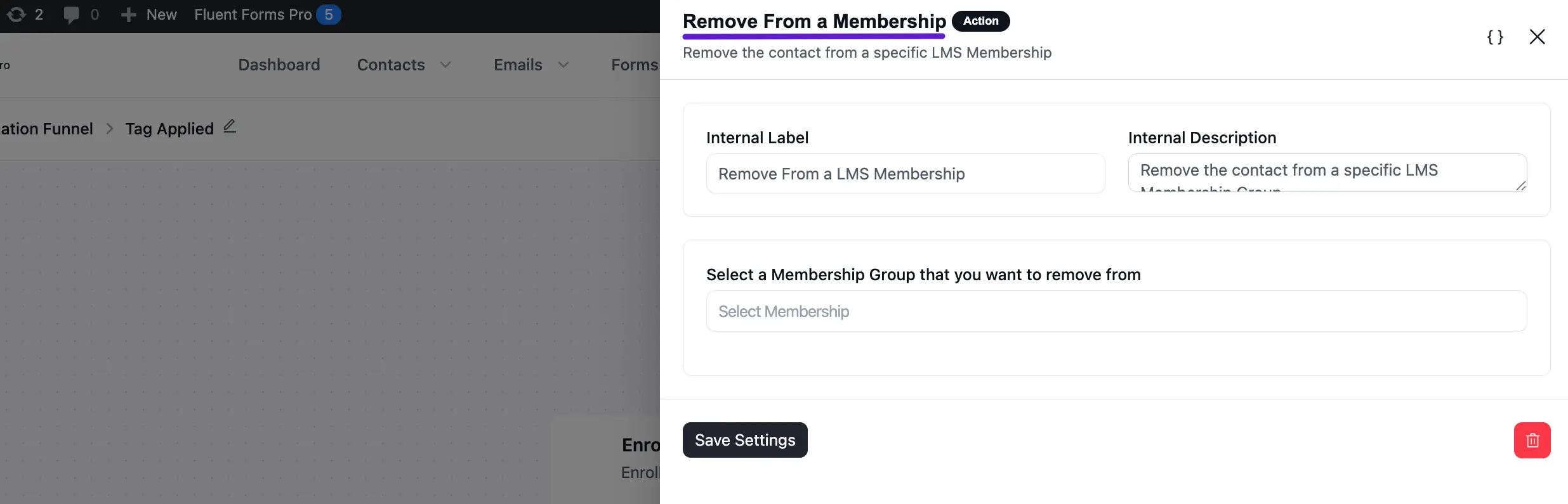 Remove from a group in LifterLMS