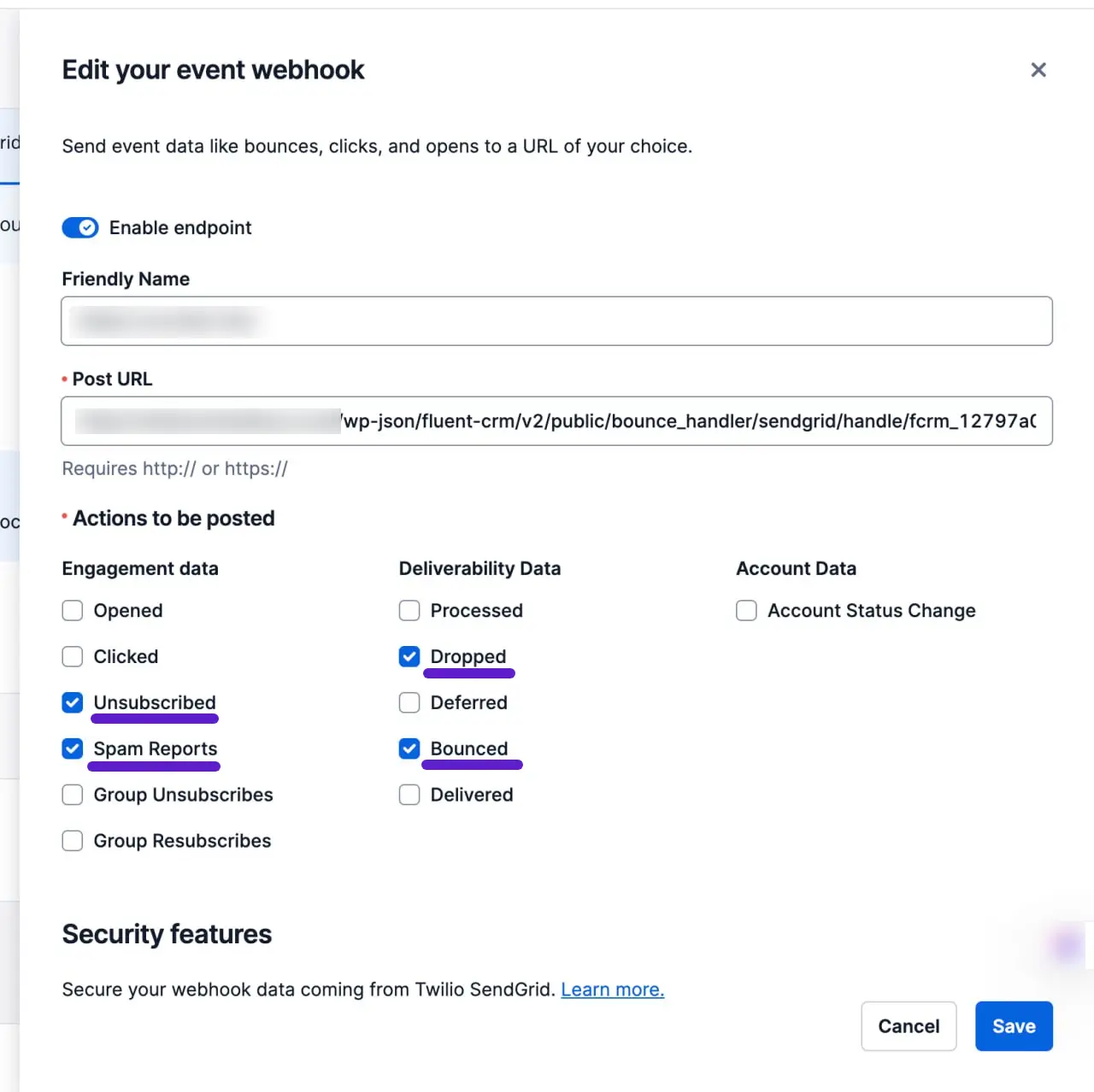 Event Webhook
