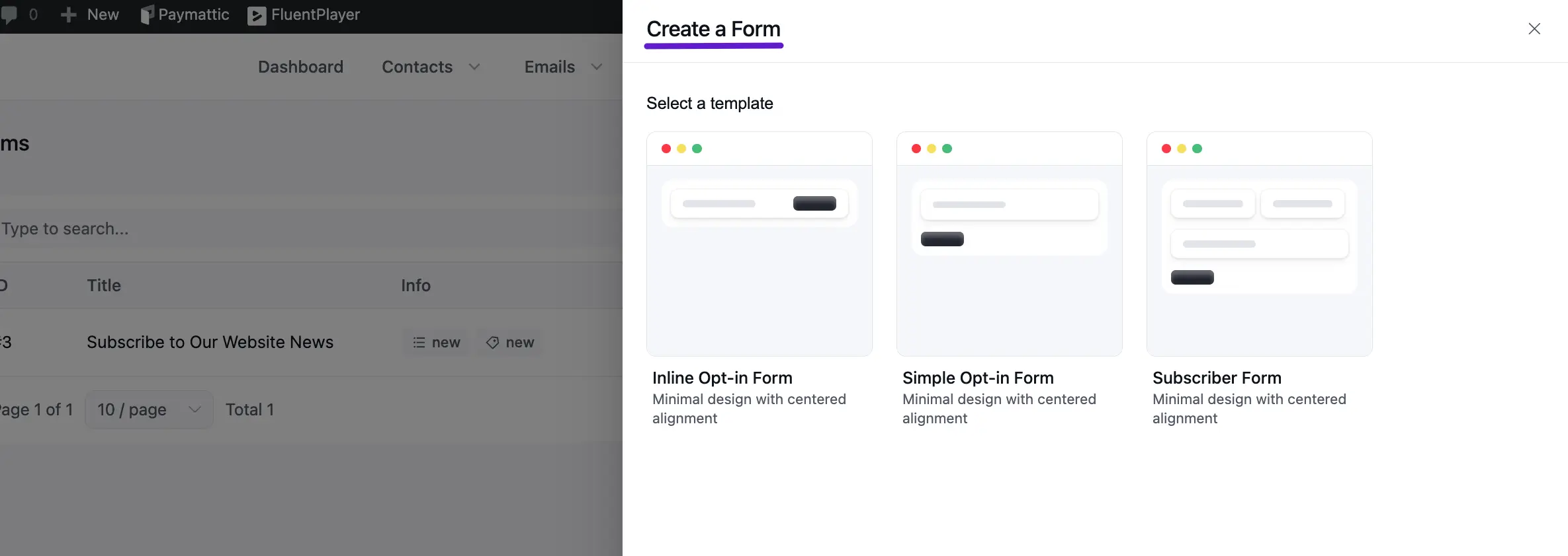 Form Template