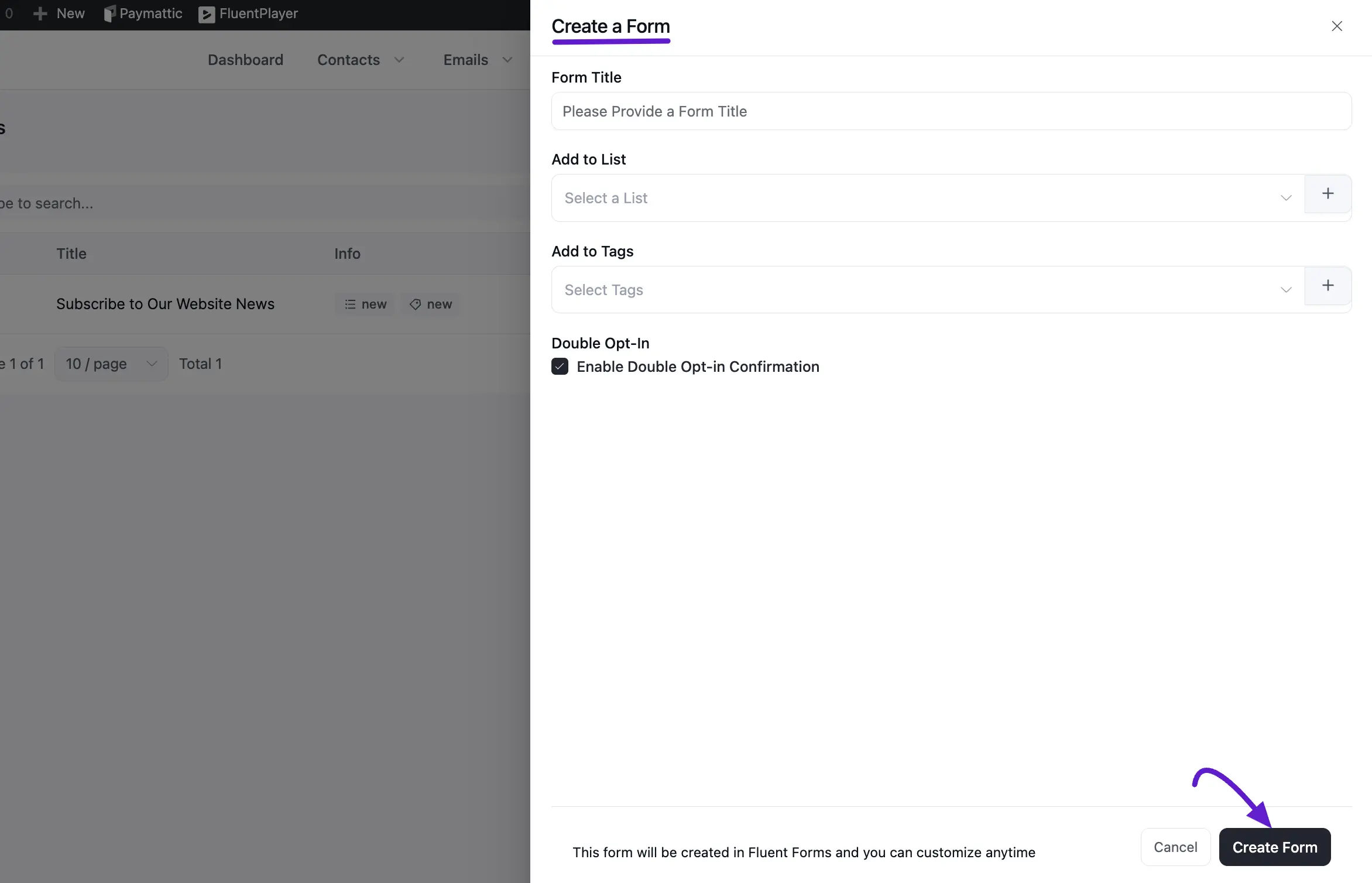 Maping Tags and List