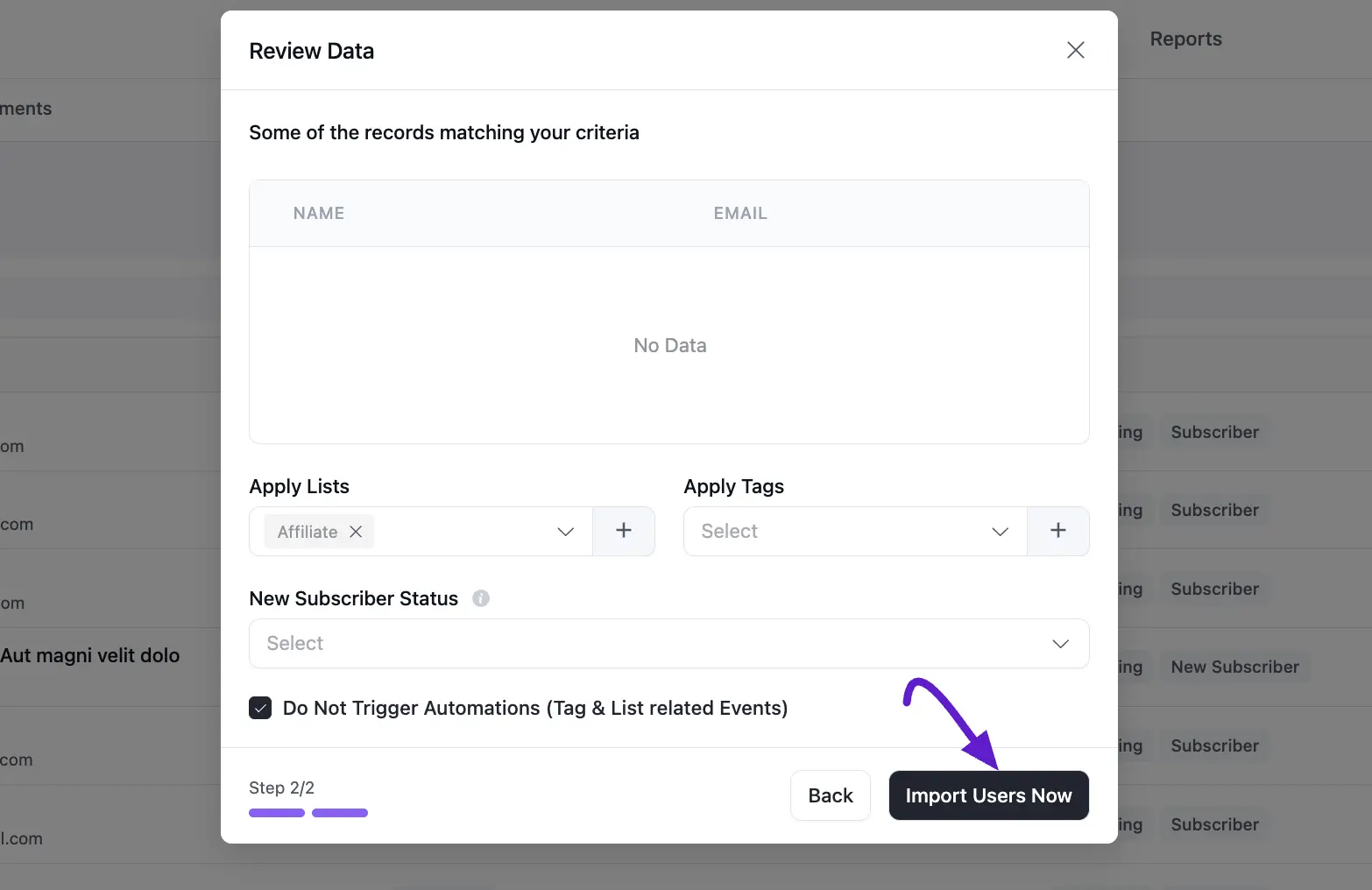 contacts fluentcrm 2 4