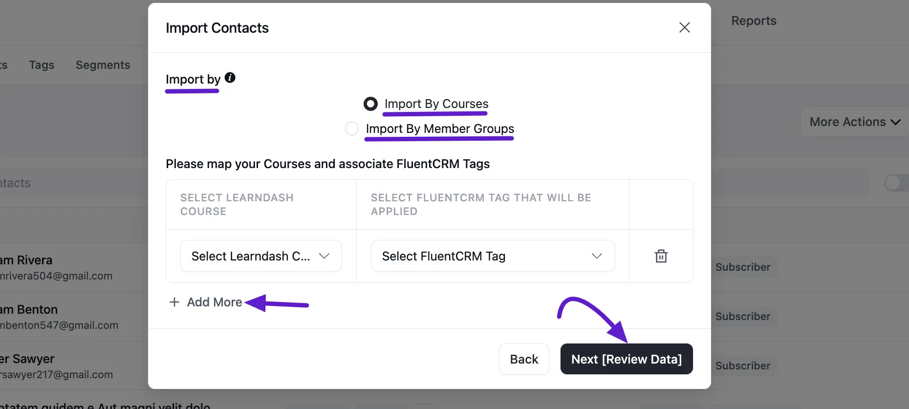 learndash integration page 2